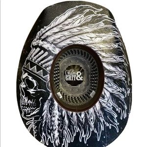 GLAM AND GRIT COWBOY HAT 6 3/4